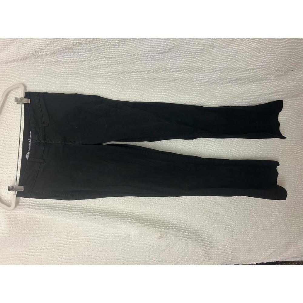 Dickies Women’s 4 Long Slim Fit Black Work Pants Y2K Low Rise